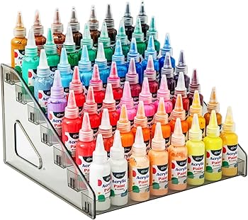 Amazon.com: Acrylic Paint Organizer (7 Tier), Painting Bottle